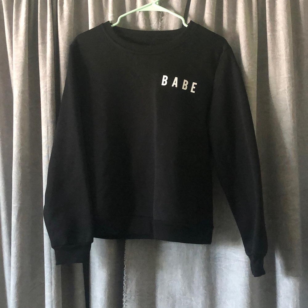 SHEIN “BABE” Crewneck